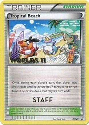 Tropical Beach - BW28 (Worlds 11) [Staff] BW28 - Black and White Promos Holofoil