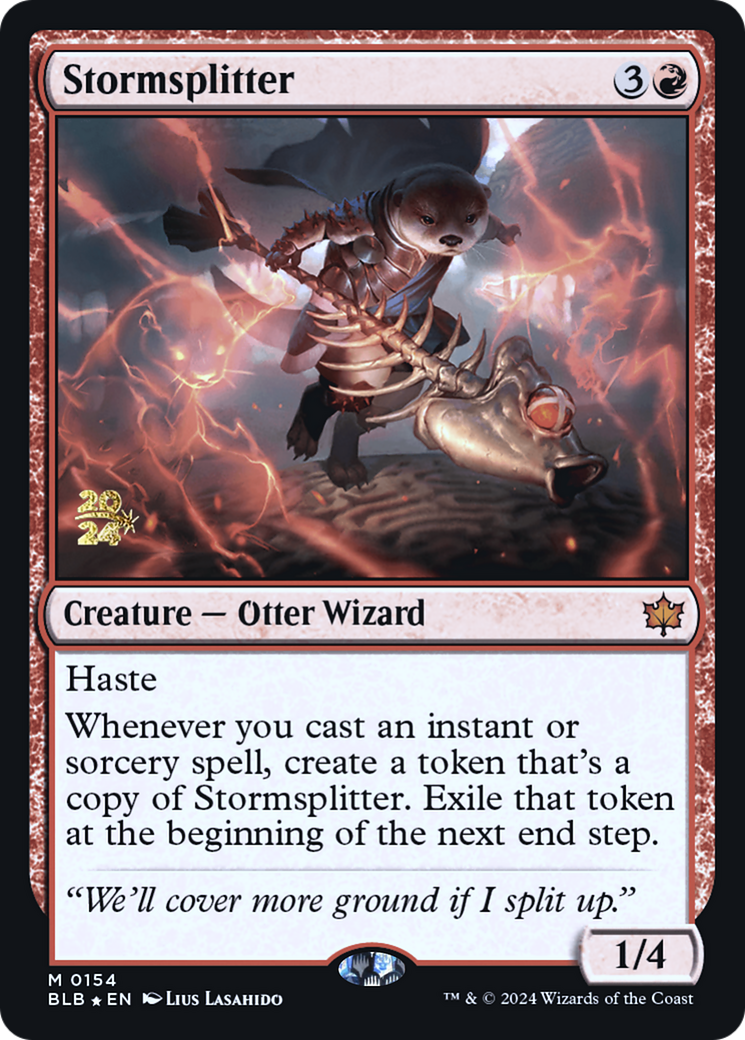Stormsplitter (PBLB-154S) - Bloomburrow Promos Foil - Premium MTG Single from Wizards of the Coast - Just $4.06! Shop now at Game Crave Tournament Store