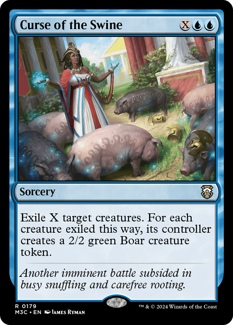 Curse of the Swine (M3C-179) - Modern Horizons 3 Commander - Premium MTG Single from Wizards of the Coast - Just $0.25! Shop now at Game Crave Tournament Store