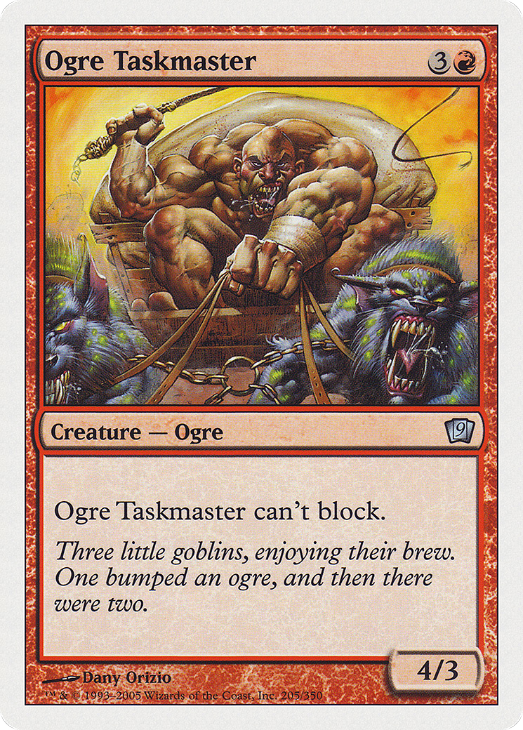 Ogre Taskmaster (9ED-205) - Ninth Edition