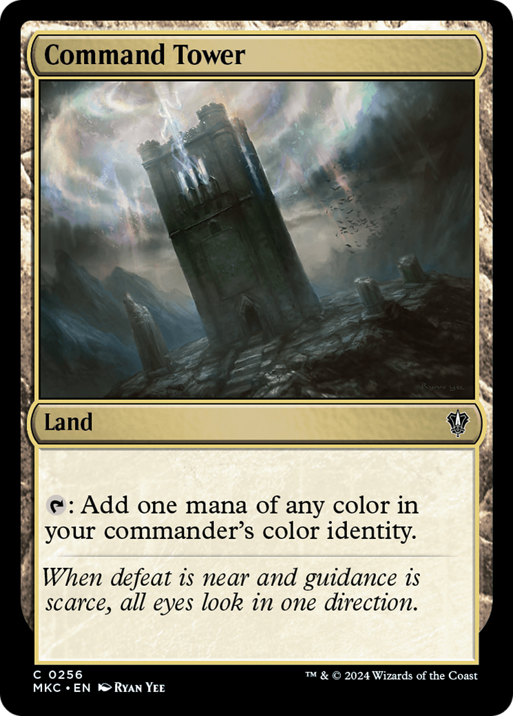 Command Tower (MKC-256) - Murders at Karlov Manor Commander - Premium MTG Single from Wizards of the Coast - Just $0.26! Shop now at Game Crave Tournament Store