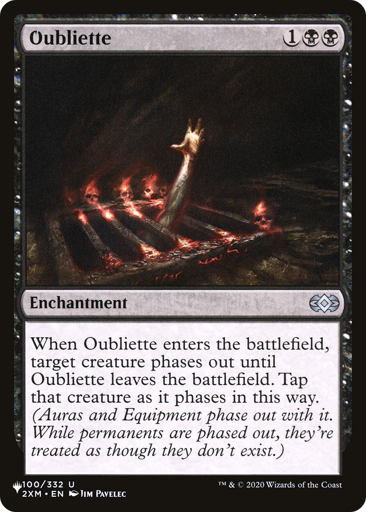 Oubliette (PLIST-109) - The List