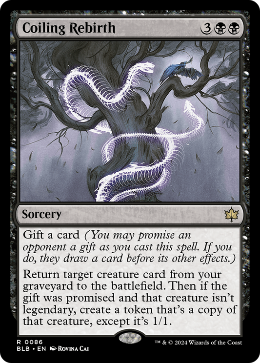 Coiling Rebirth (BLB-086) - Bloomburrow - Premium MTG Single from Wizards of the Coast - Just $0.25! Shop now at Game Crave Tournament Store