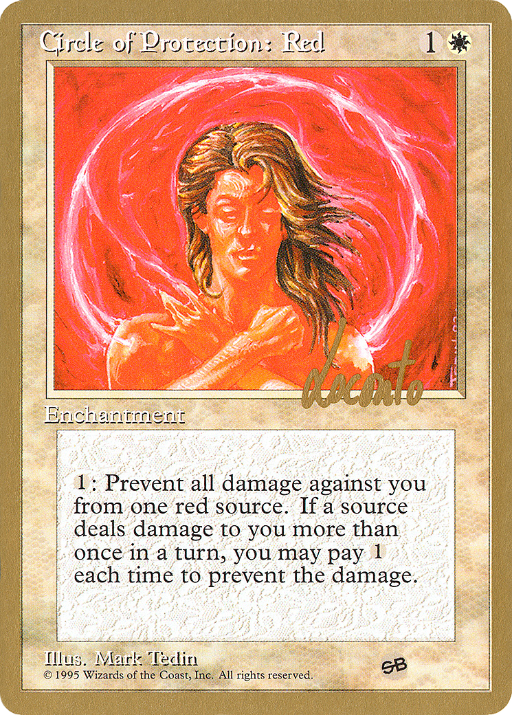 Circle of Protection: Red (PTC-ML17SB) - Pro Tour Collector Set