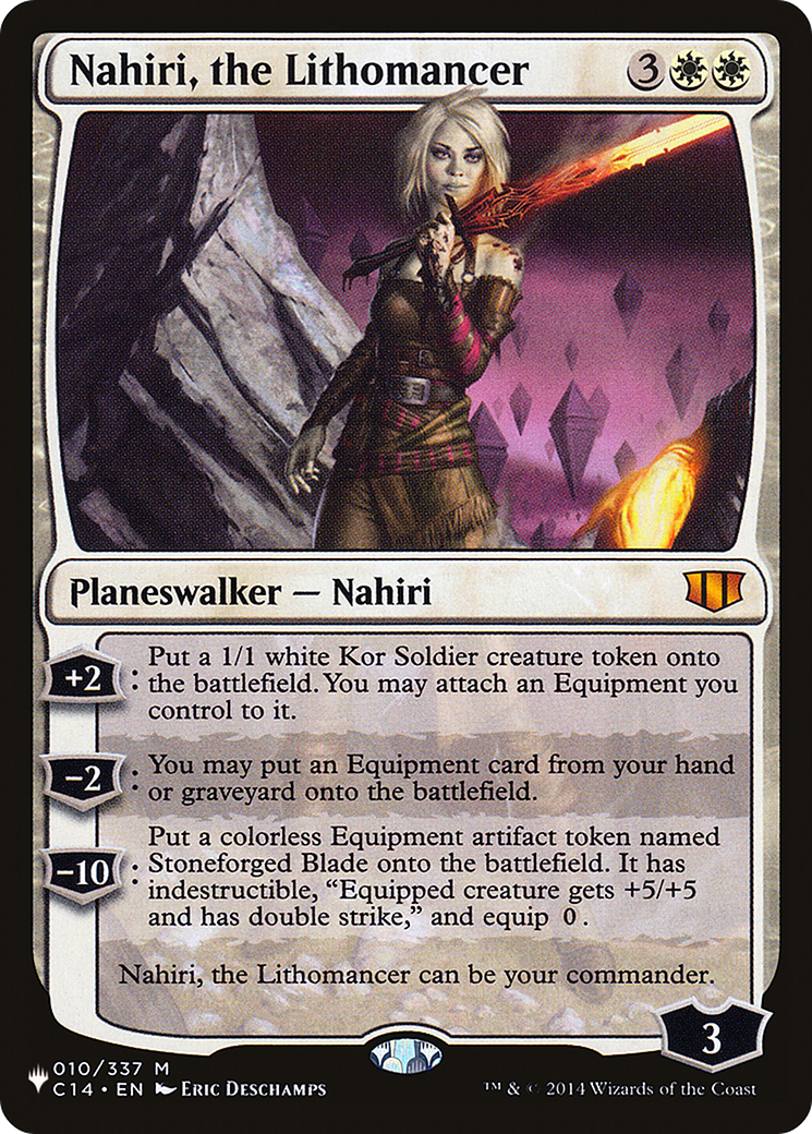 Nahiri, the Lithomancer (PLIST-026) - The List - Premium MTG Single from Wizards of the Coast - Just $3.78! Shop now at Game Crave Tournament Store