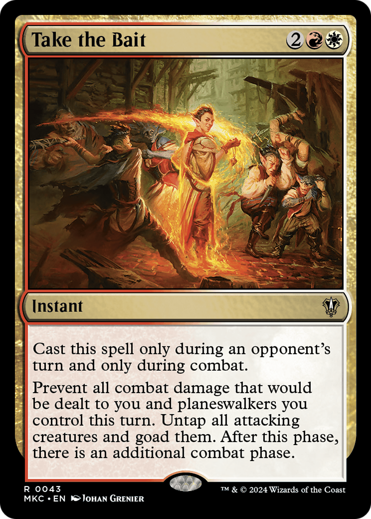 Take the Bait (MKC-043) - Murders at Karlov Manor Commander - Premium MTG Single from Wizards of the Coast - Just $0.33! Shop now at Game Crave Tournament Store