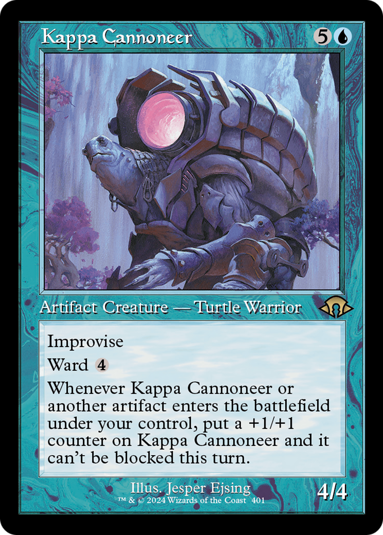 Kappa Cannoneer (MH3-401) - Modern Horizons 3 Foil - Premium MTG Single from Wizards of the Coast - Just $4.49! Shop now at Game Crave Tournament Store