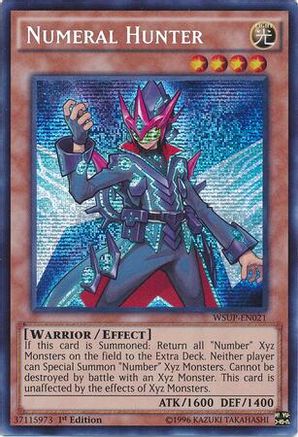 Numeral Hunter (WSUP-EN021) - World Superstars 1st Edition - Premium Yugioh Single from Konami - Just $0.08! Shop now at Game Crave Tournament Store