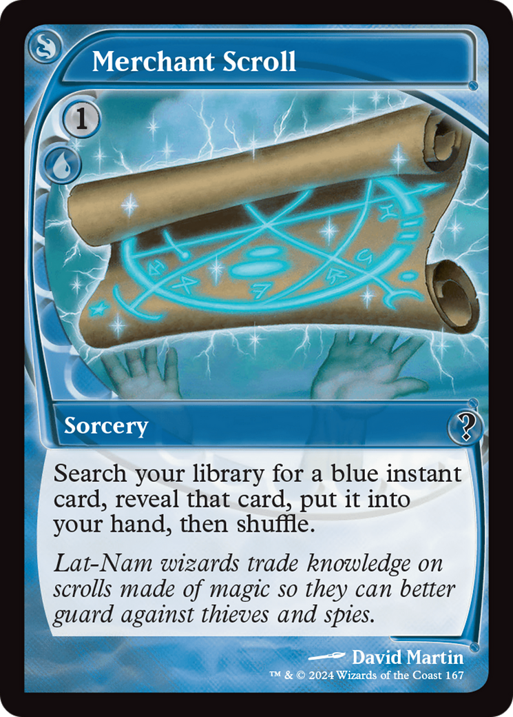 Merchant Scroll (MB2-167) - Mystery Booster 2 Foil - Premium MTG Single from Wizards of the Coast - Just $30.83! Shop now at Game Crave Tournament Store