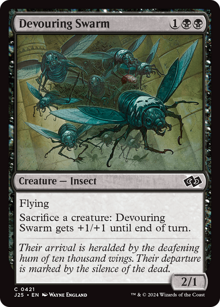 Devouring Swarm (J25-421) - Foundations Jumpstart - Premium MTG Single from Wizards of the Coast - Just $0.25! Shop now at Game Crave Tournament Store