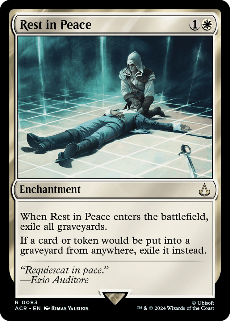 Rest in Peace (ACR-083) - Assassin's Creed Foil - Premium MTG Single from Wizards of the Coast - Just $0.64! Shop now at Game Crave Tournament Store