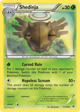 Shedinja 11/108 - Roaring Skies Reverse Holofoil