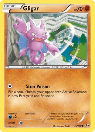 Gligar 36/108 - Roaring Skies