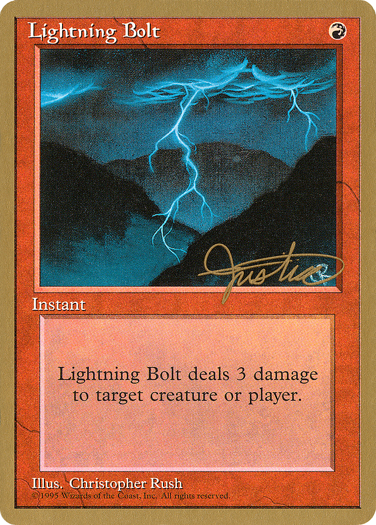 Lightning Bolt (PTC-MJ208) - Pro Tour Collector Set