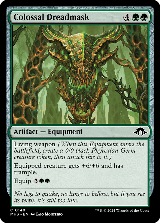 Colossal Dreadmask (MH3-148) - Modern Horizons 3 - Premium MTG Single from Wizards of the Coast - Just $0.25! Shop now at Game Crave Tournament Store