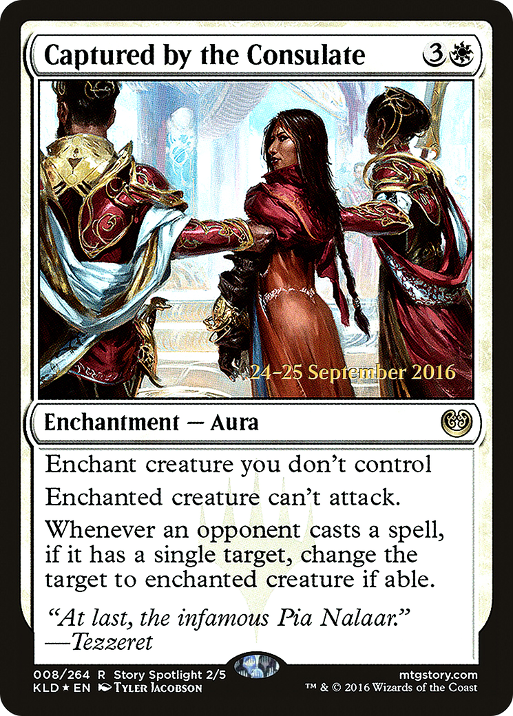 Captured by the Consulate (PKLD-08S) - Kaladesh Promos Foil