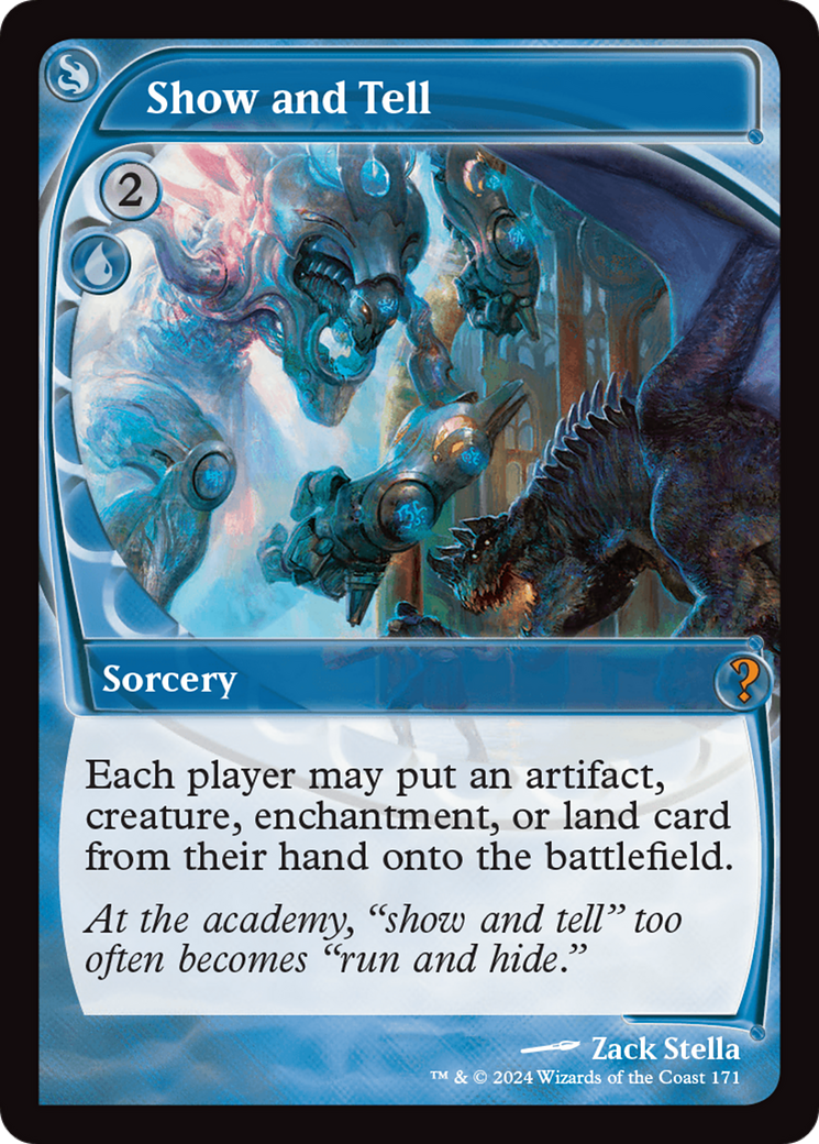 Show and Tell (MB2-171) - Mystery Booster 2 Foil - Premium MTG Single from Wizards of the Coast - Just $34.89! Shop now at Game Crave Tournament Store