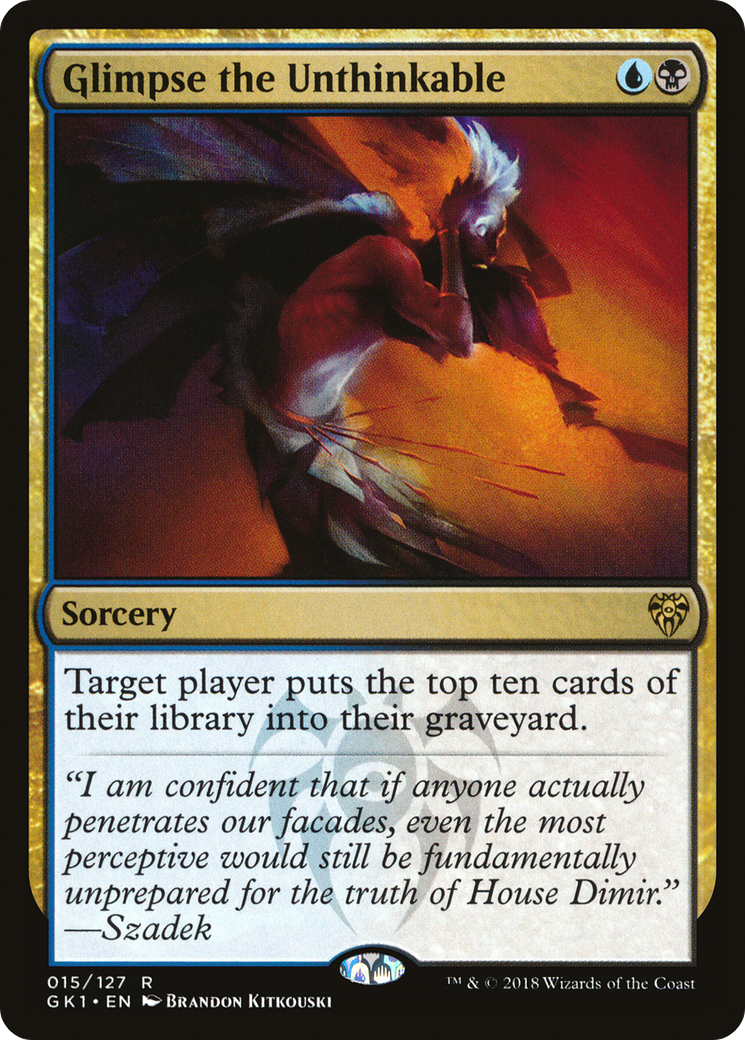 Glimpse the Unthinkable (GK1-015) - GRN Guild Kit