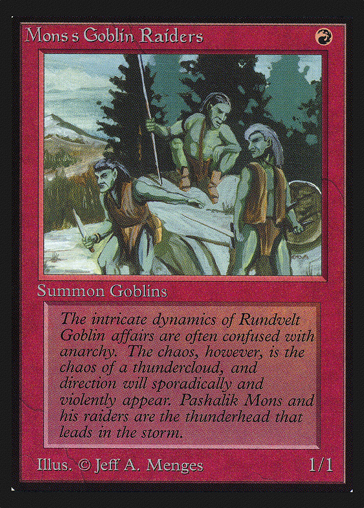 Mons's Goblin Raiders (CEI-165) - Intl. Collectors' Edition