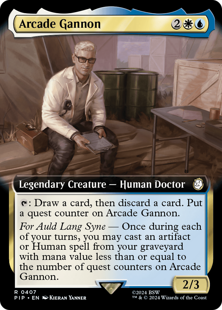 Arcade Gannon (PIP-407) - Fallout Foil - Premium MTG Single from Wizards of the Coast - Just $0.40! Shop now at Game Crave Tournament Store