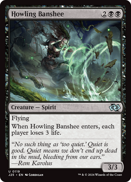 Howling Banshee (J25-119) - Foundations Jumpstart - Premium MTG Single from Wizards of the Coast - Just $0.25! Shop now at Game Crave Tournament Store