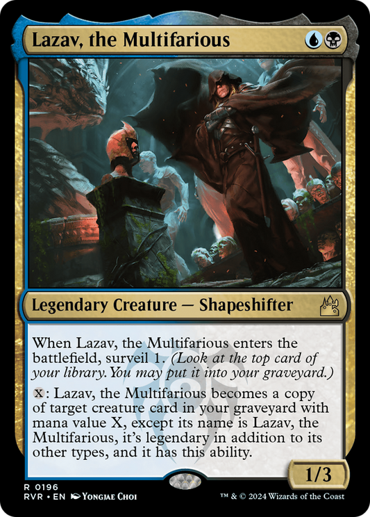 Lazav, the Multifarious (RVR-196) - Ravnica Remastered Foil - Premium MTG Single from Wizards of the Coast - Just $0.25! Shop now at Game Crave Tournament Store