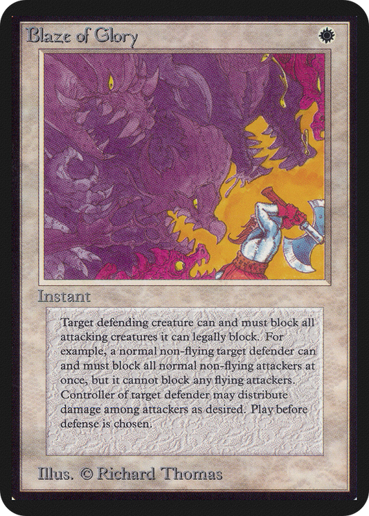 Blaze of Glory (LEA-006) - Limited Edition Alpha