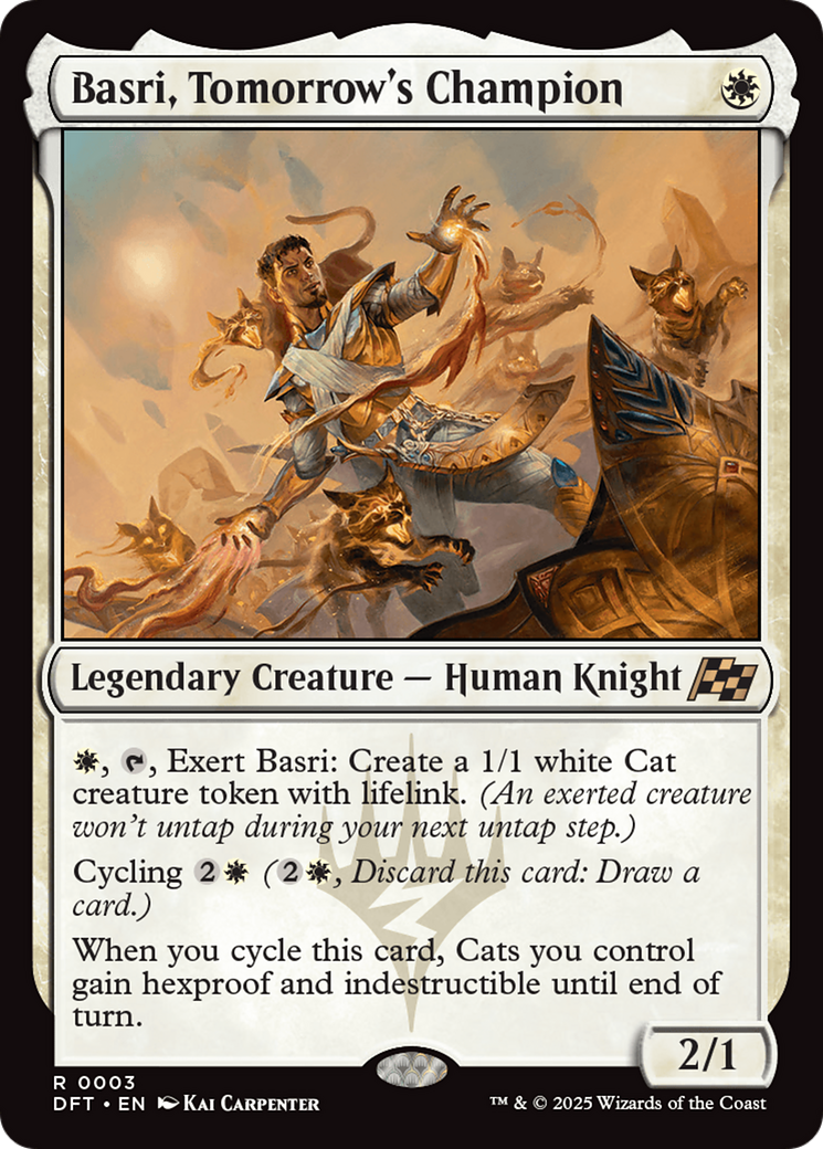 Basri, Tomorrow's Champion (DFT-003) - Aetherdrift - Premium MTG Single from Wizards of the Coast - Just $0.08! Shop now at Game Crave Tournament Store