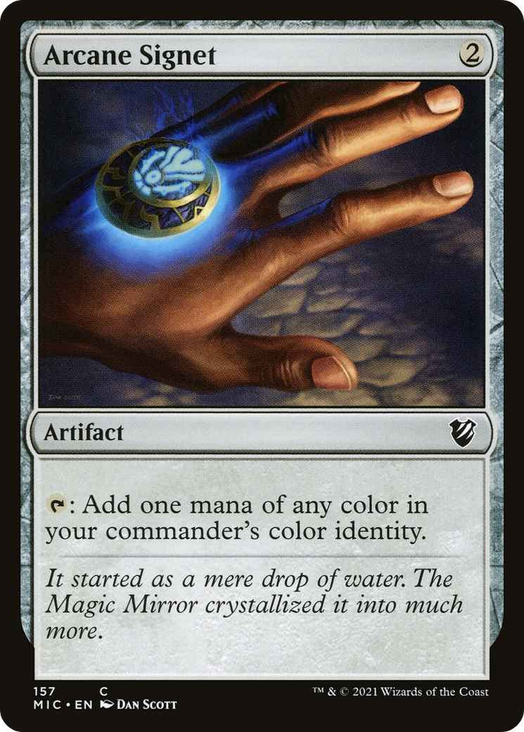 Arcane Signet (MIC-157) - Midnight Hunt Commander - Premium MTG Single from Wizards of the Coast - Just $0.39! Shop now at Game Crave Tournament Store