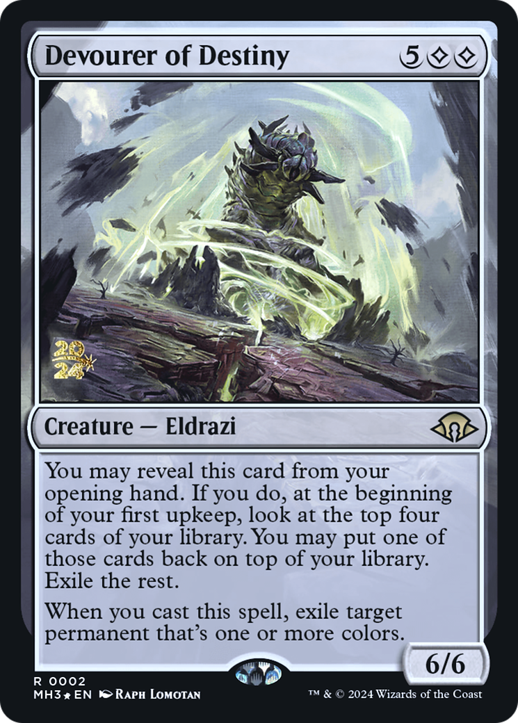 Devourer of Destiny (PMH3-02S) - Modern Horizons 3 Promos Foil - Premium MTG Single from Wizards of the Coast - Just $3.26! Shop now at Game Crave Tournament Store