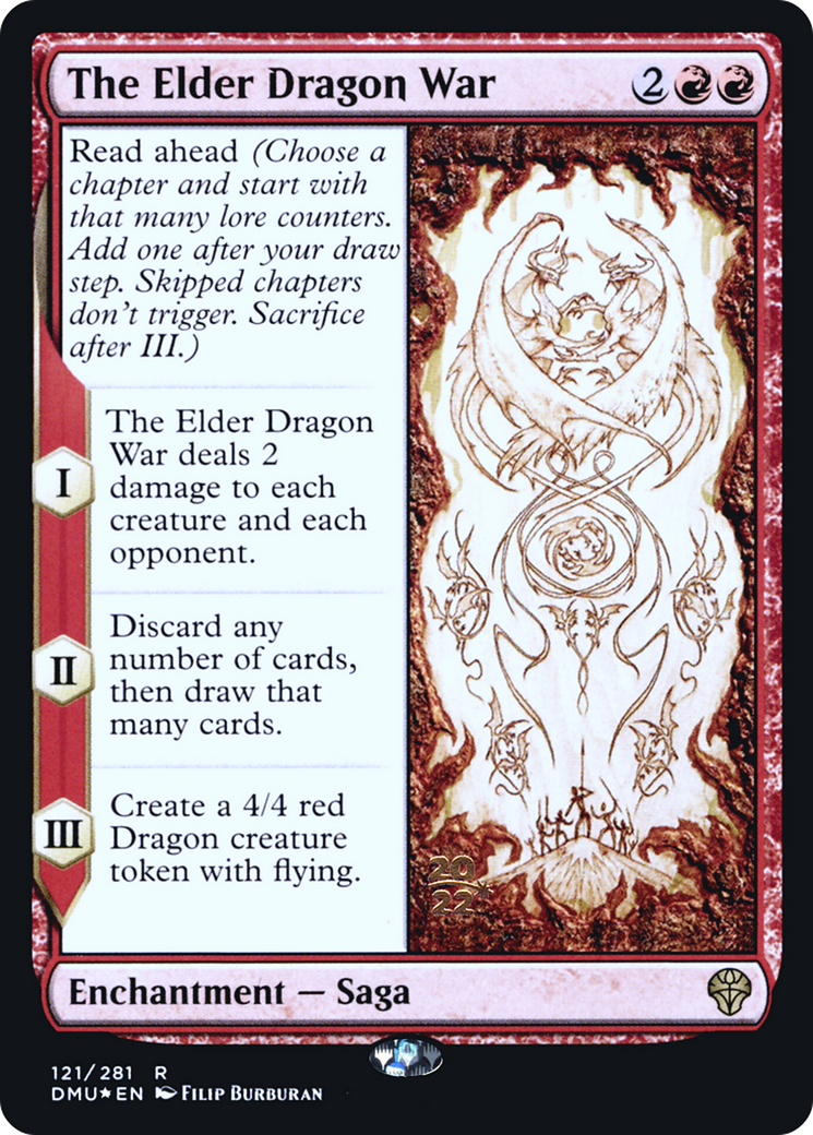 The Elder Dragon War (PDMU-121S) - Dominaria United Promos Foil - Premium MTG Single from Wizards of the Coast - Just $0.54! Shop now at Game Crave Tournament Store