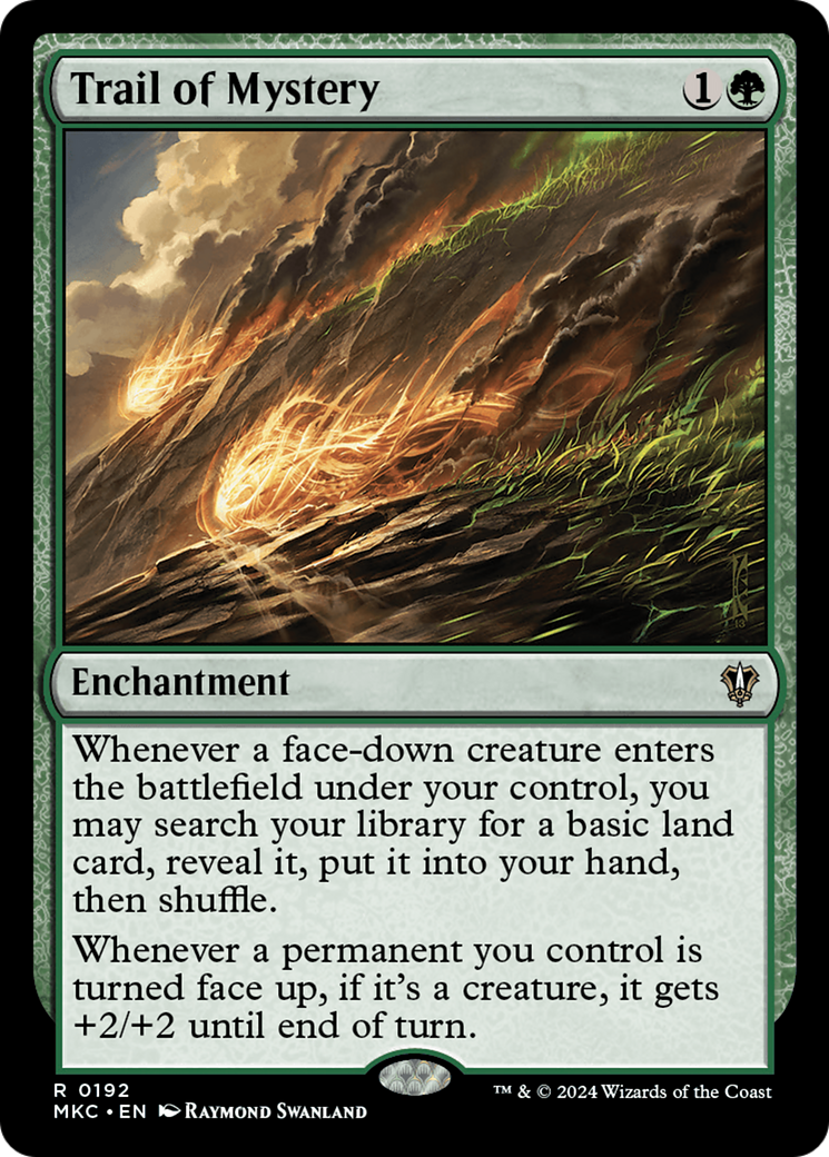 Trail of Mystery (MKC-192) - Murders at Karlov Manor Commander - Premium MTG Single from Wizards of the Coast - Just $0.25! Shop now at Game Crave Tournament Store