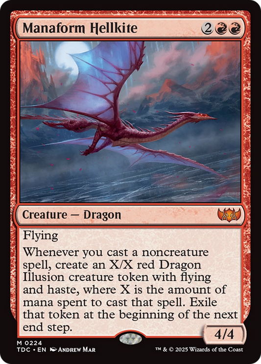 Manaform Hellkite (TDC-224) - Tarkir: Dragonstorm Commander - Premium MTG Single from Wizards of the Coast - Just $0.09! Shop now at Game Crave Tournament Store