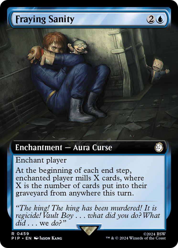 Fraying Sanity (PIP-459) - Fallout: (Extended Art) Foil - Premium MTG Single from Wizards of the Coast - Just $0.31! Shop now at Game Crave Tournament Store