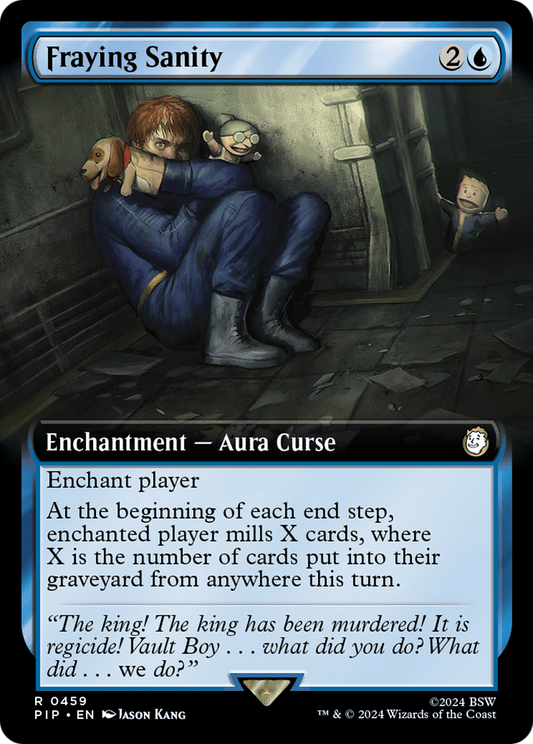 Fraying Sanity (PIP-459) - Fallout: (Extended Art) - Premium MTG Single from Wizards of the Coast - Just $0.25! Shop now at Game Crave Tournament Store