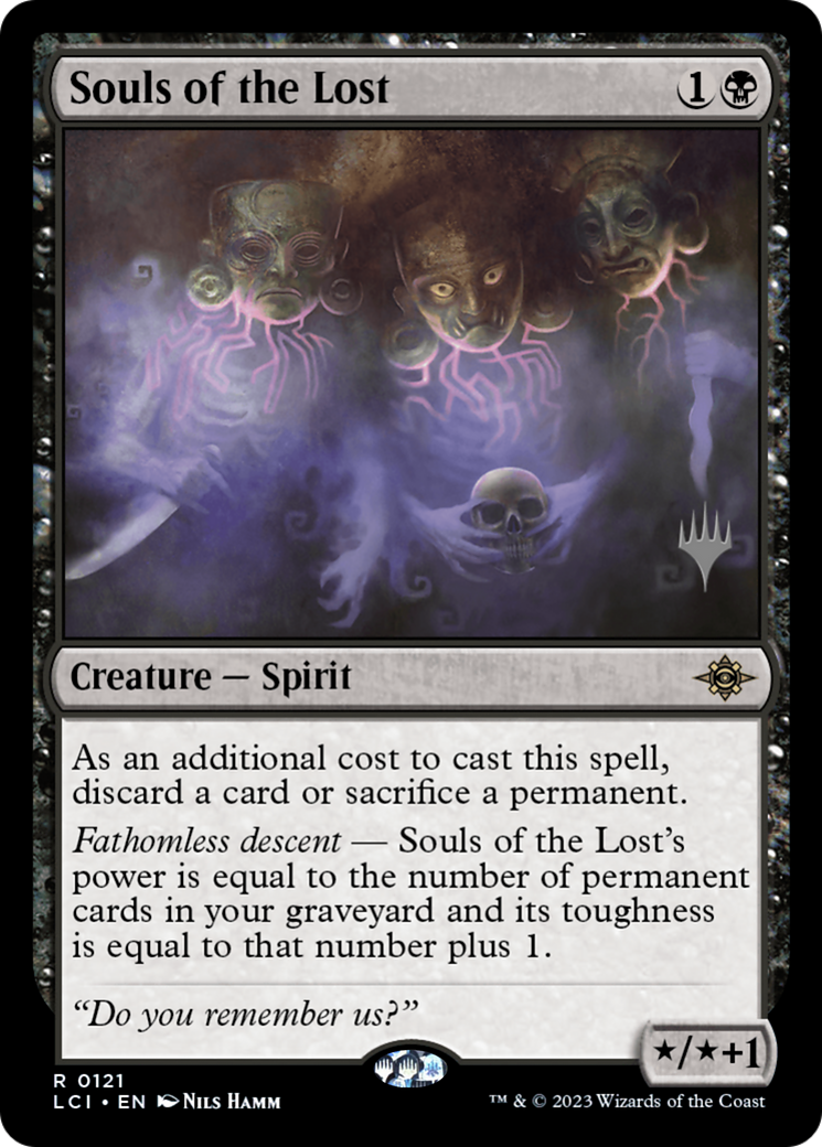 Souls of the Lost (PLCI-121P) - The Lost Caverns of Ixalan Promos Foil - Premium MTG Single from Wizards of the Coast - Just $0.51! Shop now at Game Crave Tournament Store