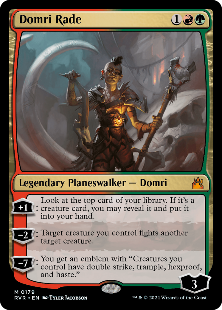 Domri Rade (RVR-179) - Ravnica Remastered - Premium MTG Single from Wizards of the Coast - Just $1.26! Shop now at Game Crave Tournament Store
