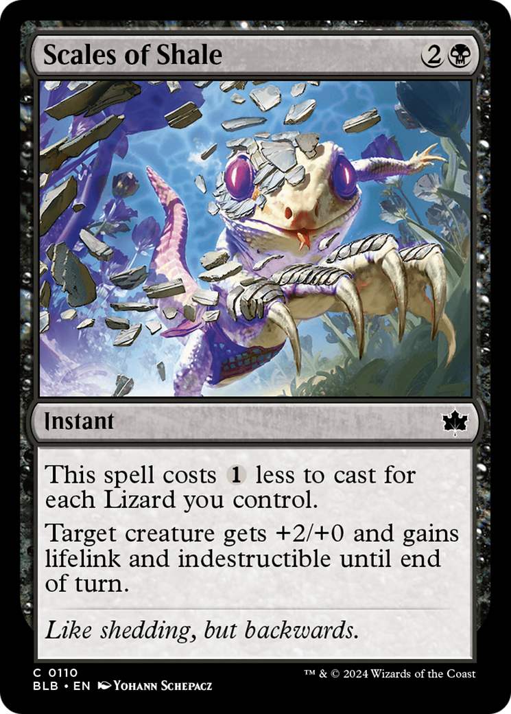 Scales of Shale (BLB-110) - Bloomburrow - Premium MTG Single from Wizards of the Coast - Just $0.25! Shop now at Game Crave Tournament Store