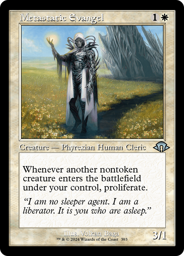 Metastatic Evangel (MH3-393) - Modern Horizons 3 Foil - Premium MTG Single from Wizards of the Coast - Just $0.27! Shop now at Game Crave Tournament Store