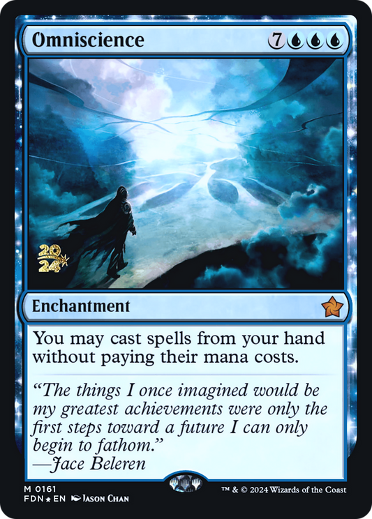 Omniscience (PRE-161S) - Foundations Promos: (enchantment) Foil - Premium MTG Single from Wizards of the Coast - Just $1.47! Shop now at Game Crave Tournament Store