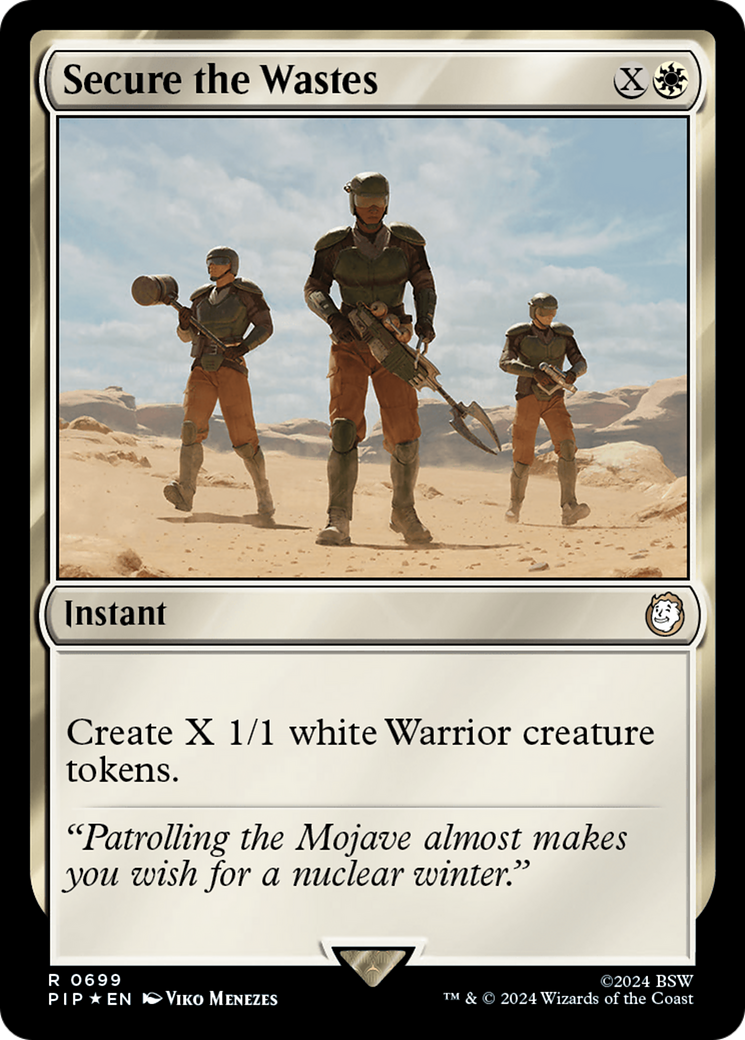 Secure the Wastes (PIP-699) - Fallout Foil - Premium MTG Single from Wizards of the Coast - Just $1.87! Shop now at Game Crave Tournament Store