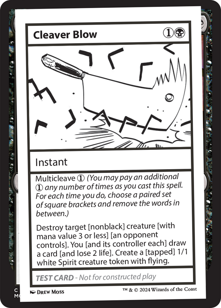 Cleaver Blow (MB2-306) - Mystery Booster 2 - Premium MTG Single from Wizards of the Coast - Just $0.26! Shop now at Game Crave Tournament Store