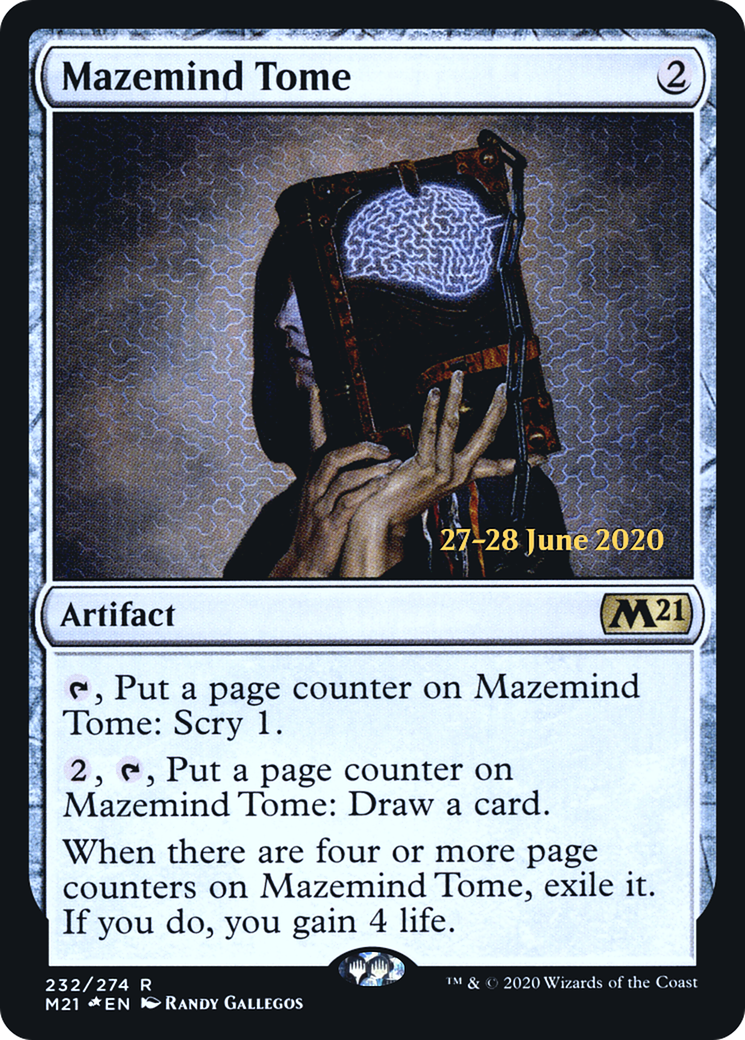 Mazemind Tome (PM21-232S) - Core Set 2021 Promos Foil