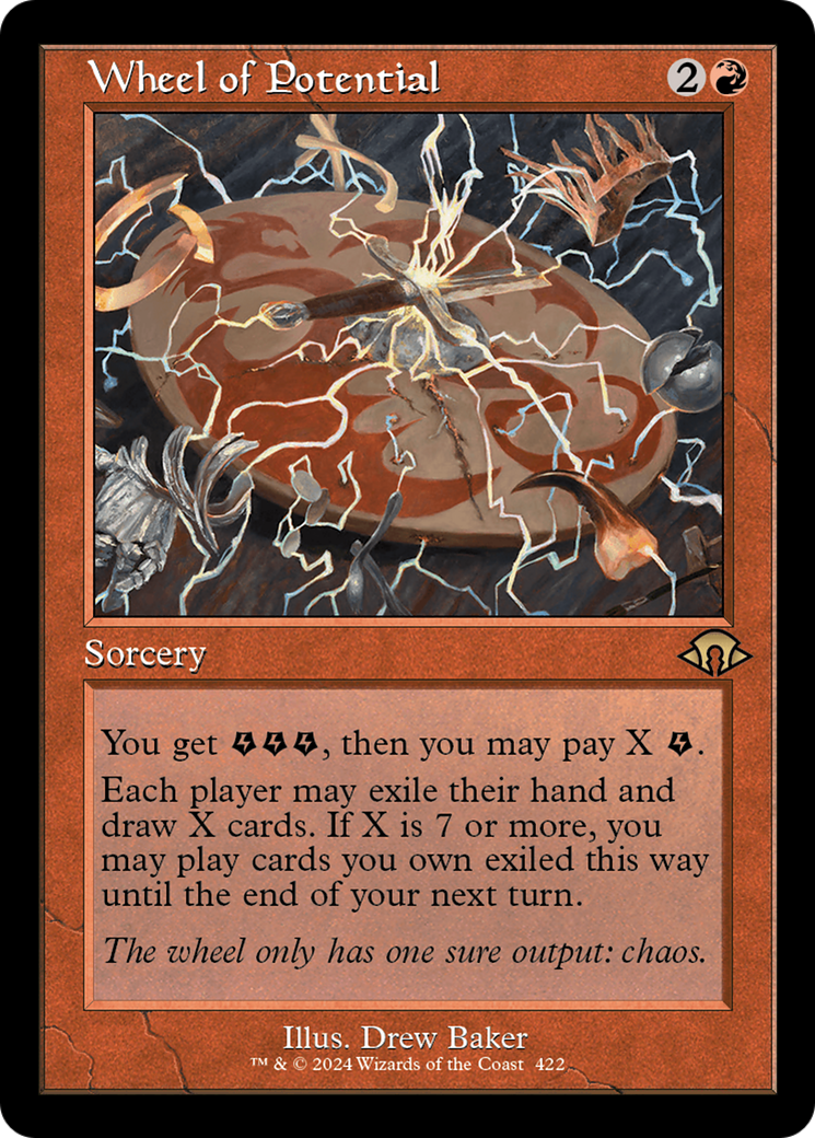 Wheel of Potential (MH3-422) - Modern Horizons 3 - Premium MTG Single from Wizards of the Coast - Just $0.25! Shop now at Game Crave Tournament Store