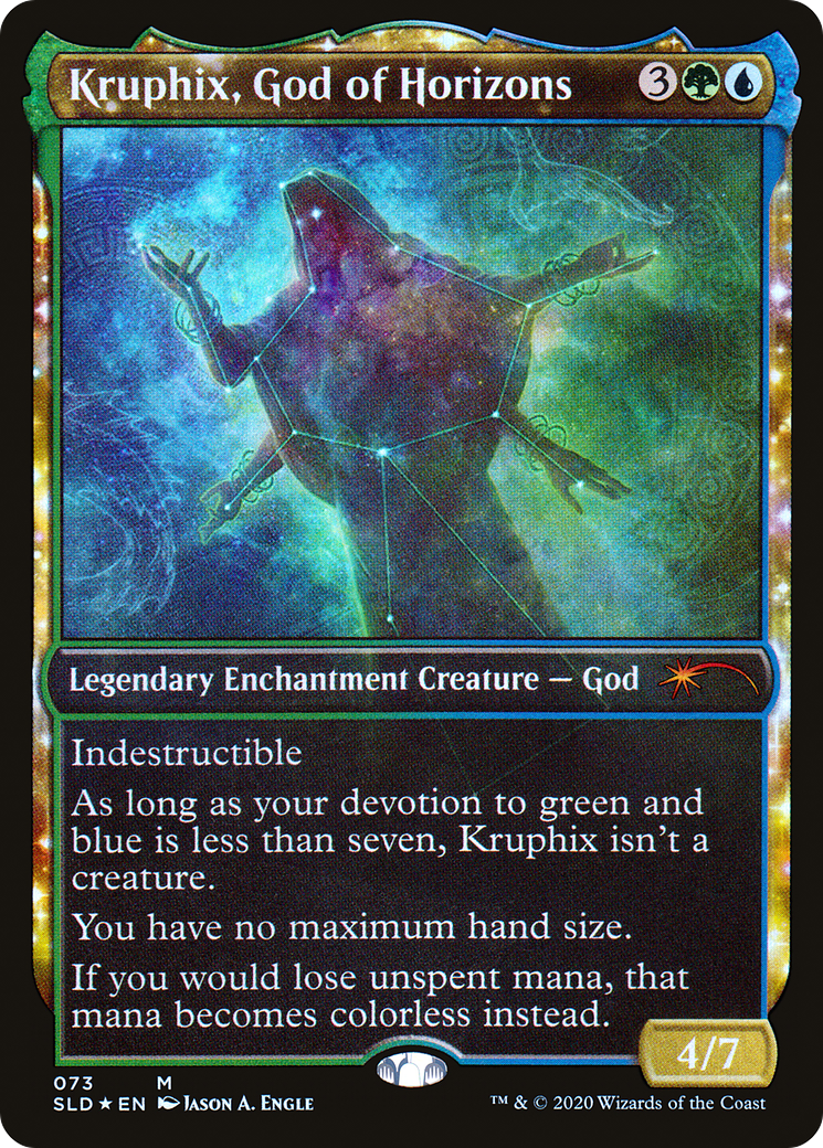 Kruphix, God of Horizons (SLD-073) - Secret Lair Drop: (nyxtouched, Showcase) Foil
