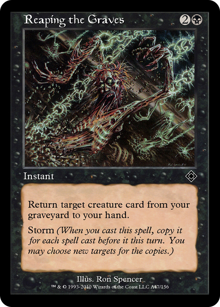 Reaping the Graves (TD0-A47) - Magic Online Theme Decks