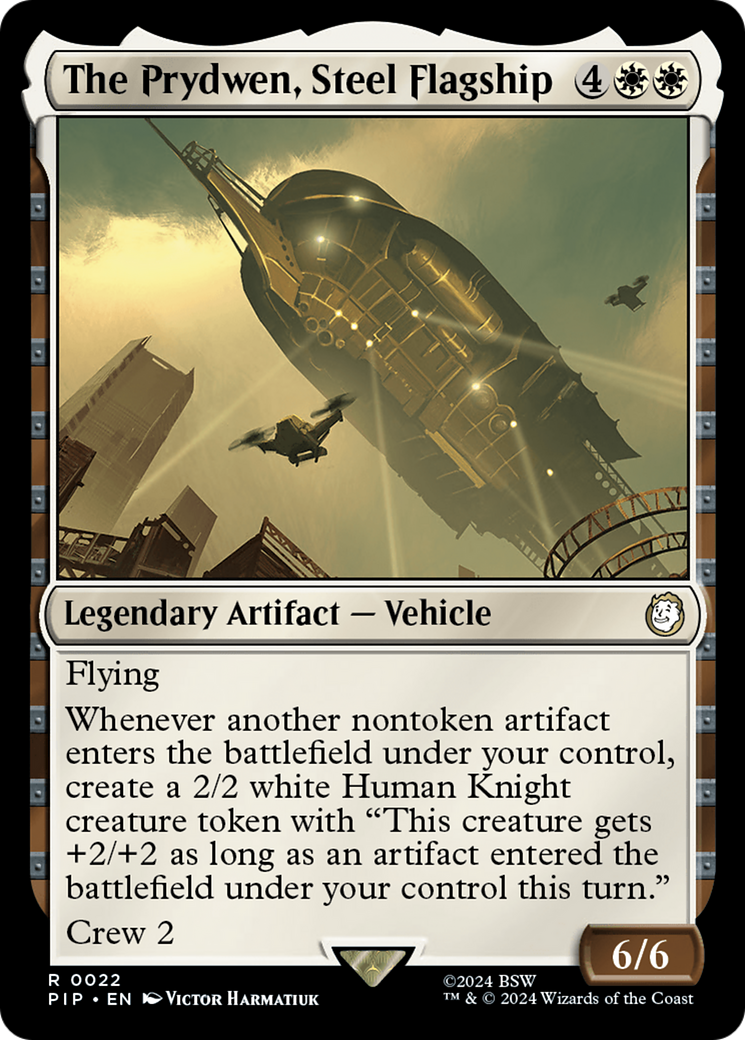 The Prydwen, Steel Flagship (PIP-022) - Fallout Foil - Premium MTG Single from Wizards of the Coast - Just $1.10! Shop now at Game Crave Tournament Store