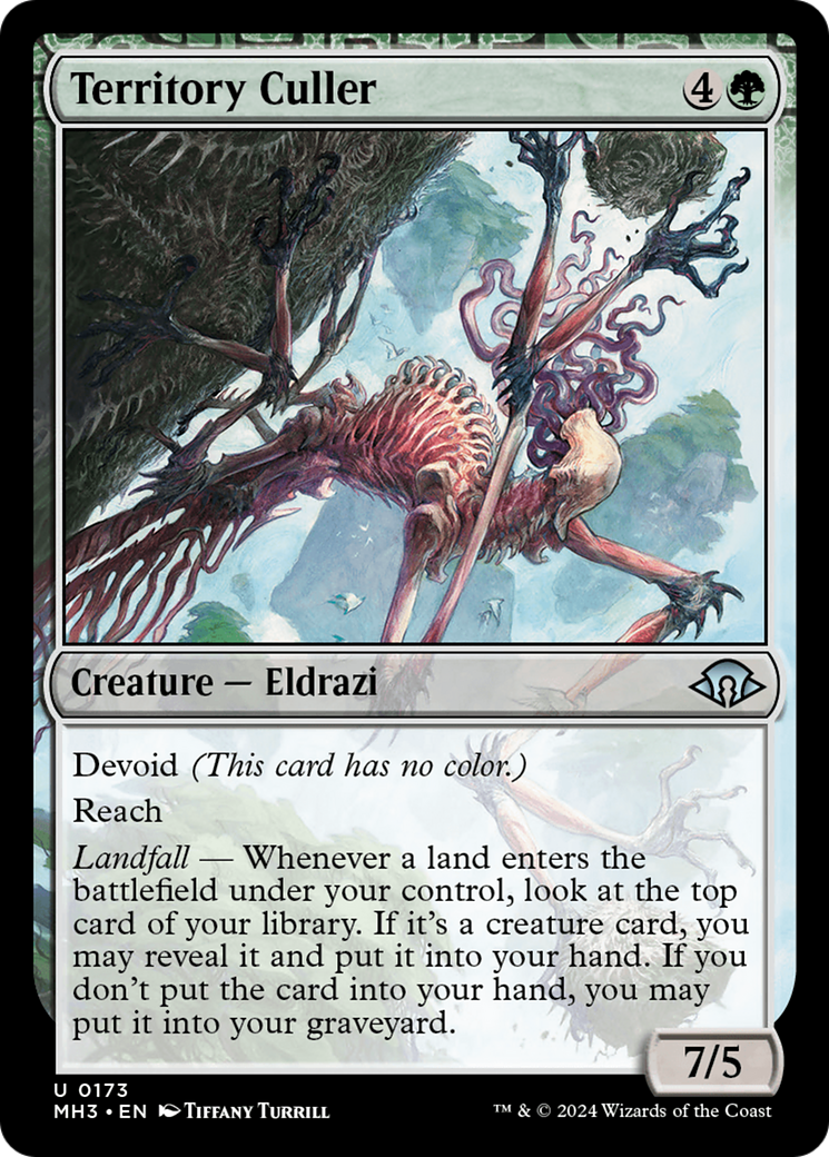 Territory Culler (MH3-173) - Modern Horizons 3 - Premium MTG Single from Wizards of the Coast - Just $0.25! Shop now at Game Crave Tournament Store