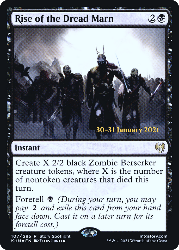 Rise of the Dread Marn (PKHM-107S) - Kaldheim Promos Foil