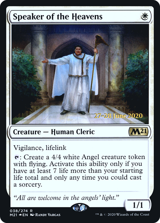 Speaker of the Heavens (PM21-38S) - Core Set 2021 Promos Foil